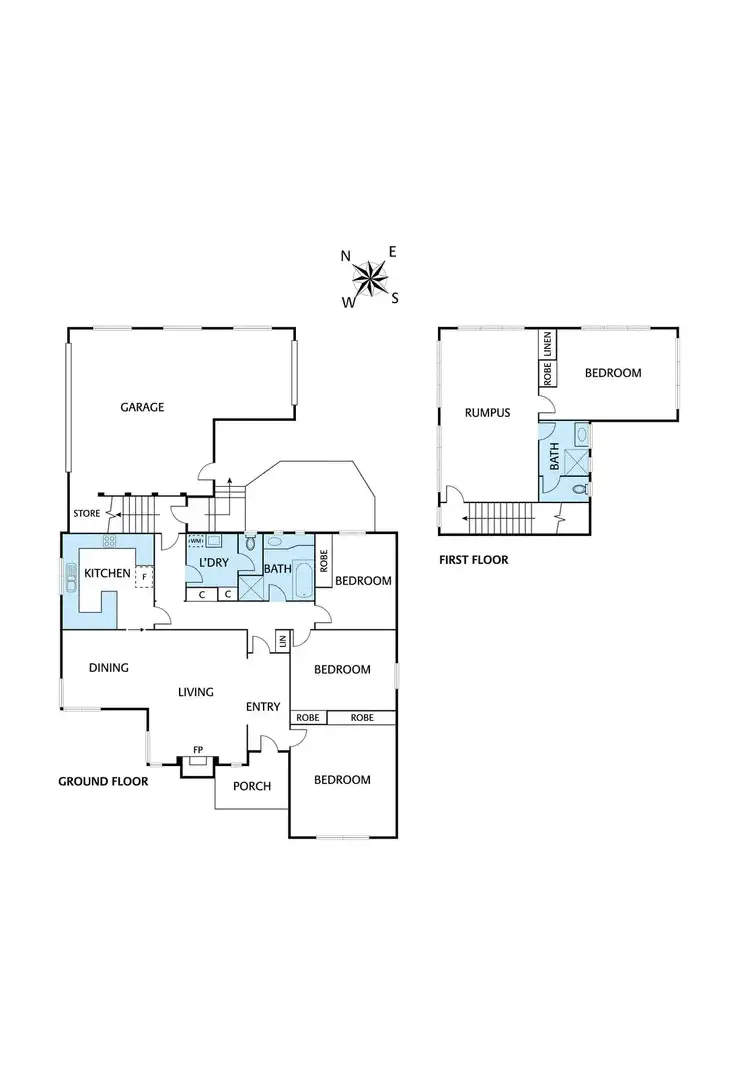Floorplan of Homely house listing, 36 The Highway, Mount Waverley VIC 3149