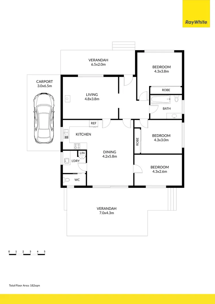 Floorplan of Homely house listing, 46 Links Road, Mansfield VIC 3722