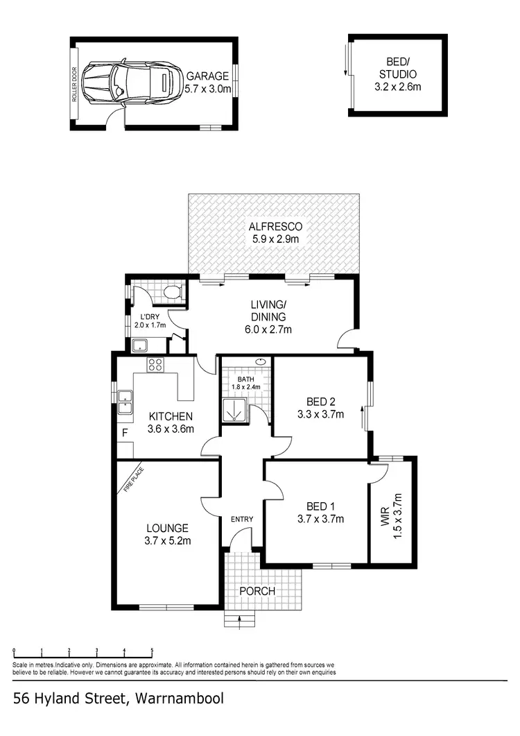 Floorplan of Homely house listing, 56 Hyland Street, Warrnambool VIC 3280