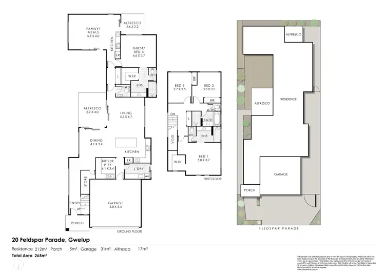 Floorplan of Homely house listing, 20 Feldspar Parade, Gwelup WA 6018