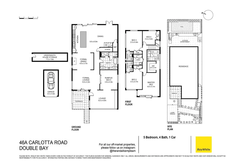 Floorplan of Homely house listing, 46a Carlotta Road, Double Bay NSW 2028