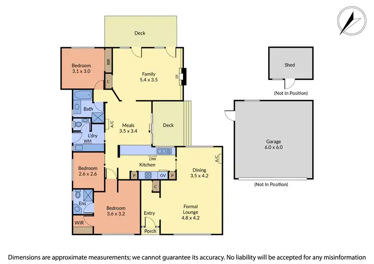 Floorplan of Homely house listing, 9 Courtney Square, Wantirna VIC 3152