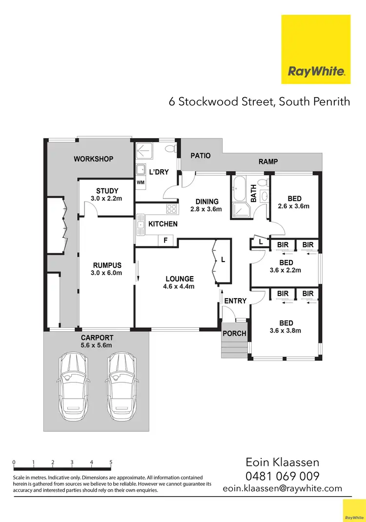 Floorplan of Homely house listing, 6 Stockwood Street, South Penrith NSW 2750