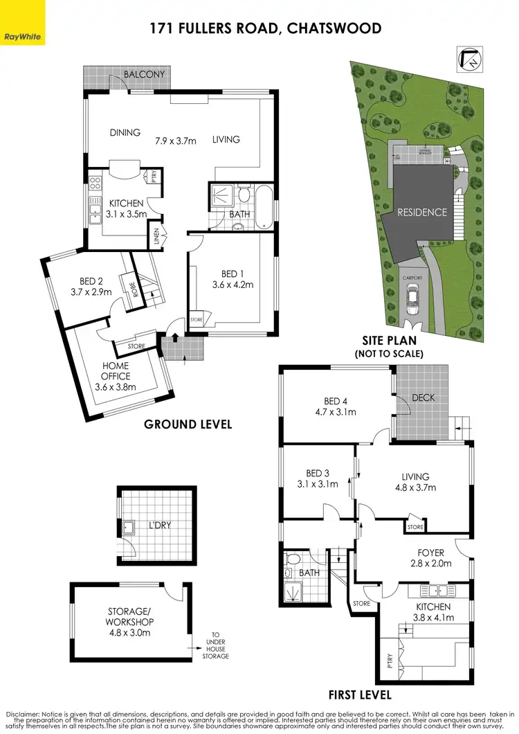 Floorplan of Homely house listing, 171 Fullers Road, Chatswood NSW 2067