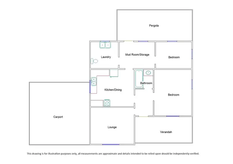 Floorplan of Homely house listing, 19 Fourth Street, Bordertown SA 5268