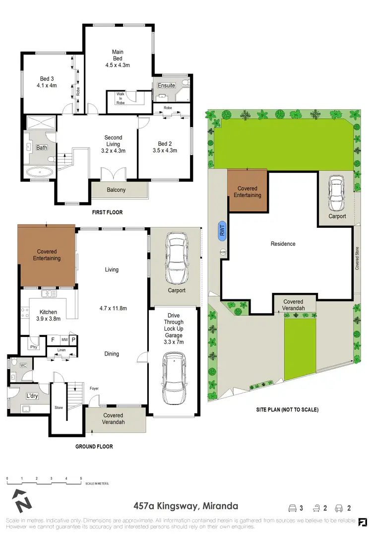 Floorplan of Homely house listing, 457A Kingsway, Miranda NSW 2228