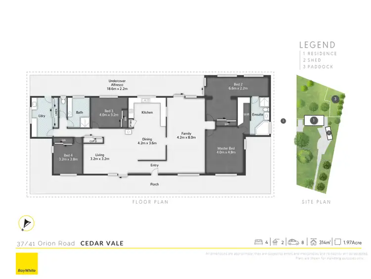 Floorplan of Homely house listing, 37-41 Orion Road, Cedar Vale QLD 4285