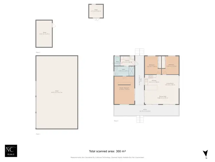 Floorplan of Homely rural property listing, 2815 Casino Coraki Road, Tatham NSW 2471