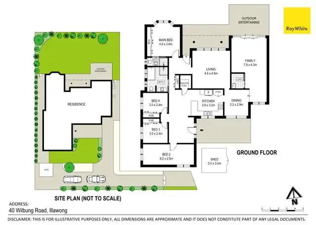 Floorplan of Homely house listing, 40 Wilbung Road, Illawong NSW 2234