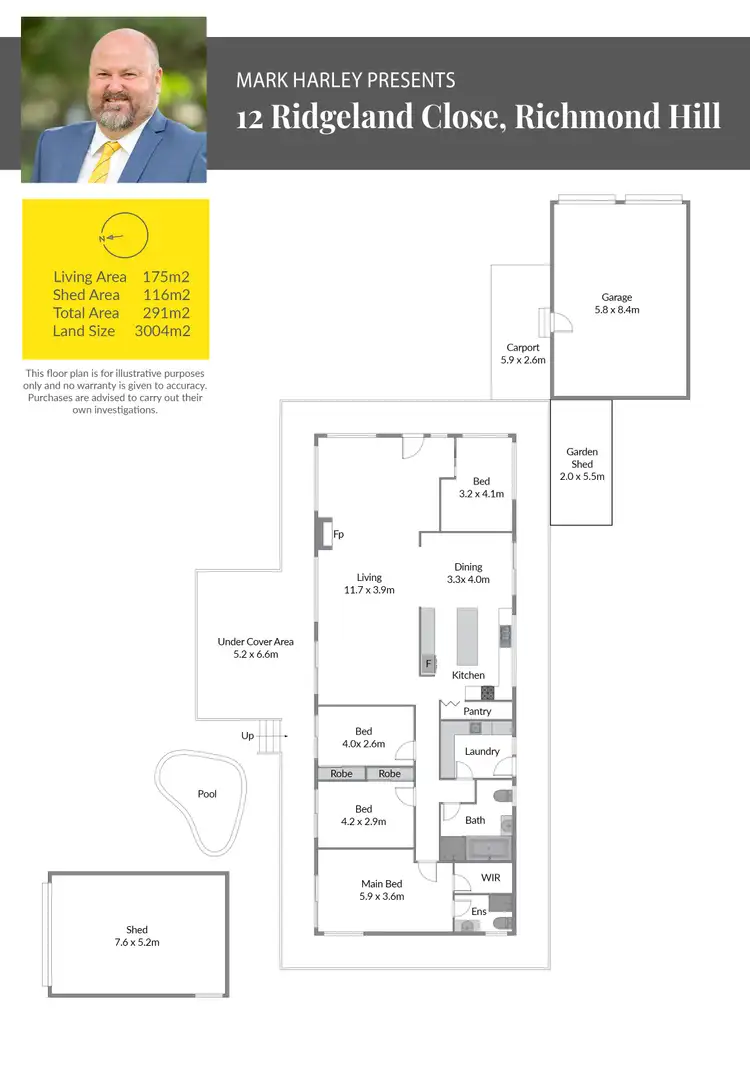 Floorplan of Homely house listing, 12 Ridgeland Close, Richmond Hill NSW 2480