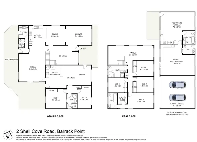 Floorplan of Homely house listing, 2 Shell Cove Road, Barrack Point NSW 2528