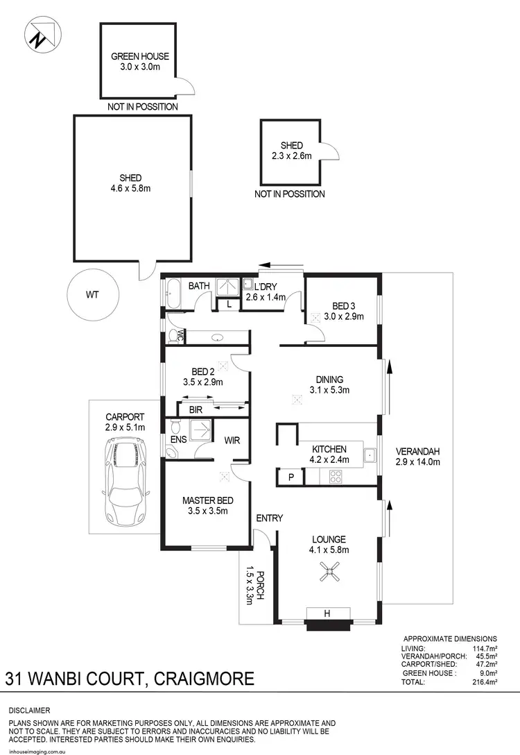 Floorplan of Homely house listing, 31 Wanbi Court, Craigmore SA 5114