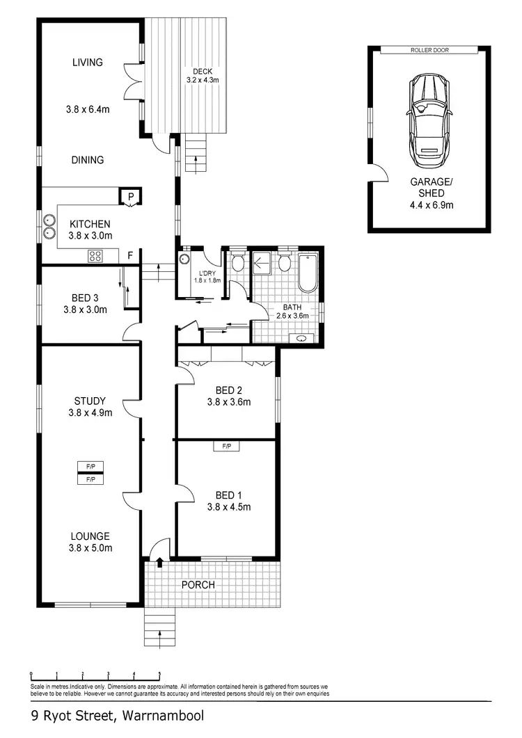 Floorplan of Homely house listing, 9 Ryot Street, Warrnambool VIC 3280