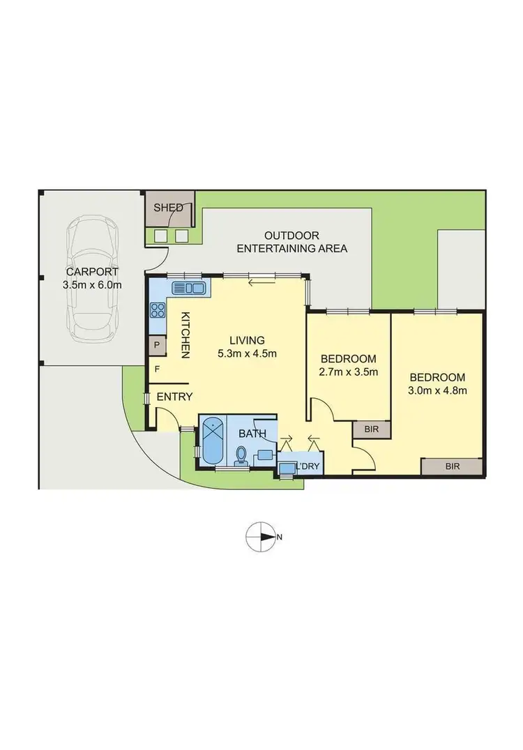 Floorplan of Homely unit listing, 3/187 Widford Street, Broadmeadows VIC 3047
