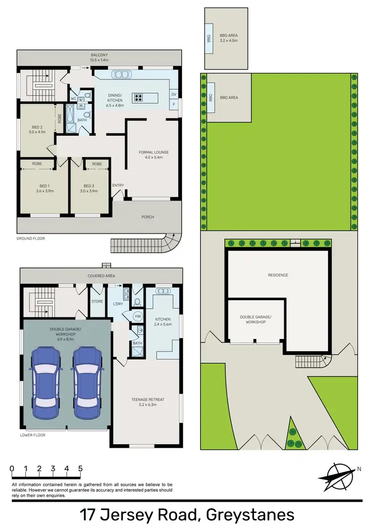 Floorplan of Homely house listing, 17 Jersey Road, Greystanes NSW 2145
