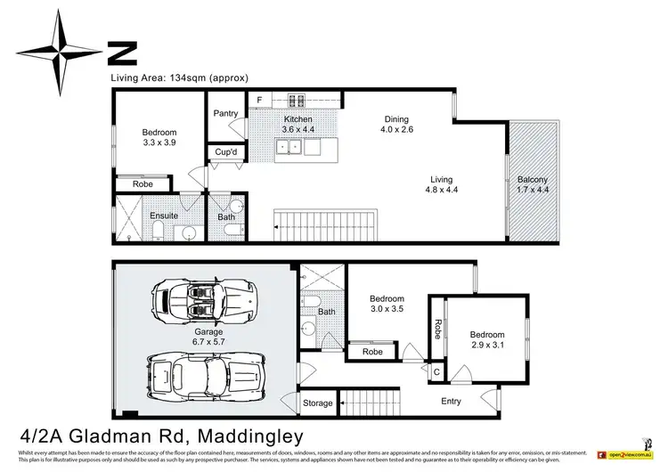 Floorplan of Homely townhouse listing, 4/2A Gladman Road, Maddingley VIC 3340