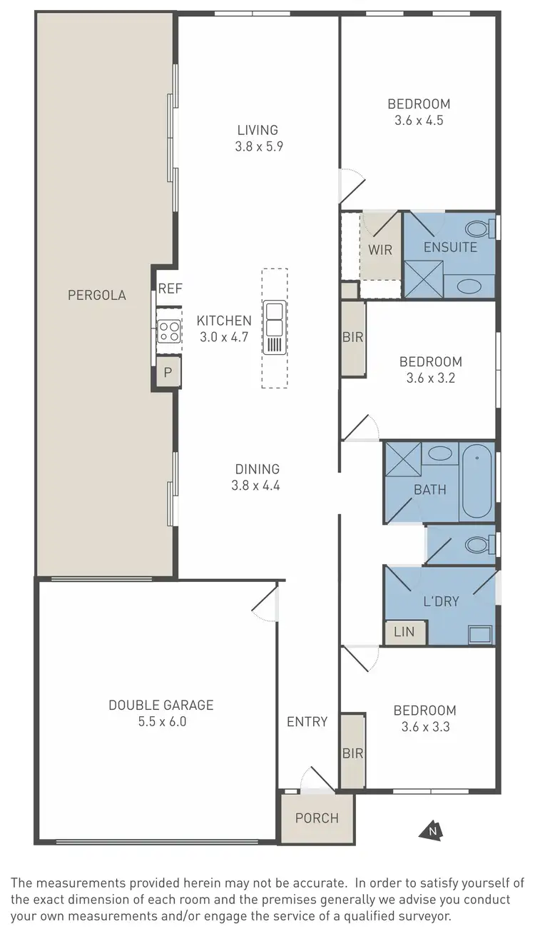 Floorplan of Homely house listing, 115 Haines Drive, Wyndham Vale VIC 3024