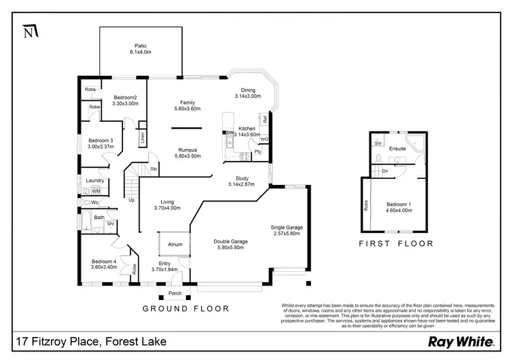 Floorplan of Homely house listing, 17 Fitzroy Place, Forest Lake QLD 4078
