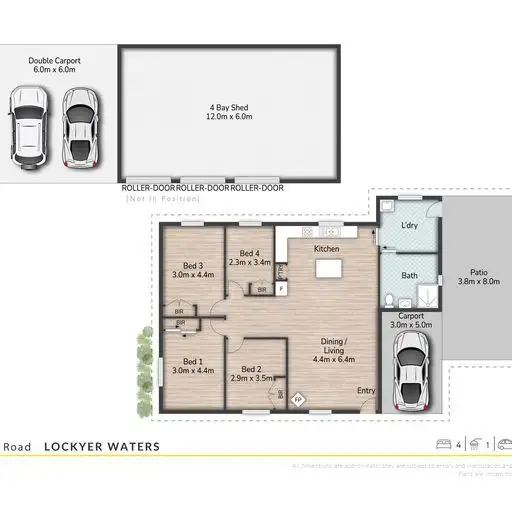 Floorplan of Homely rural property listing, 17 Naomi Road, Lockyer Waters QLD 4311