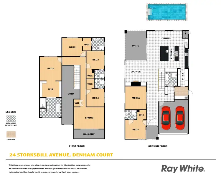 Floorplan of Homely house listing, 24 Storksbill Avenue, Denham Court NSW 2565