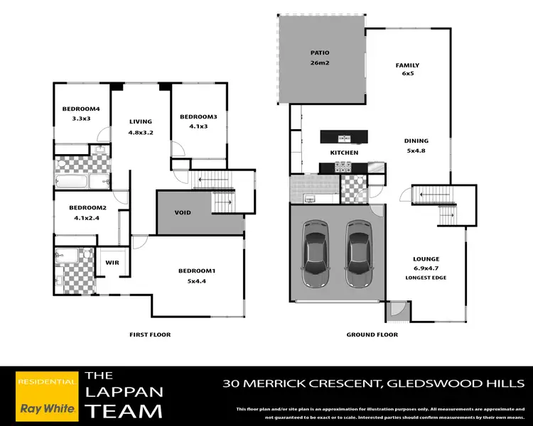 Floorplan of Homely house listing, 30 Merrick Way, Gledswood Hills NSW 2557
