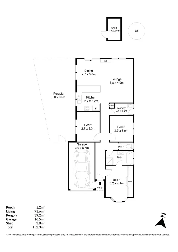 Floorplan of Homely house listing, 26 Eddy Street, Clearview SA 5085