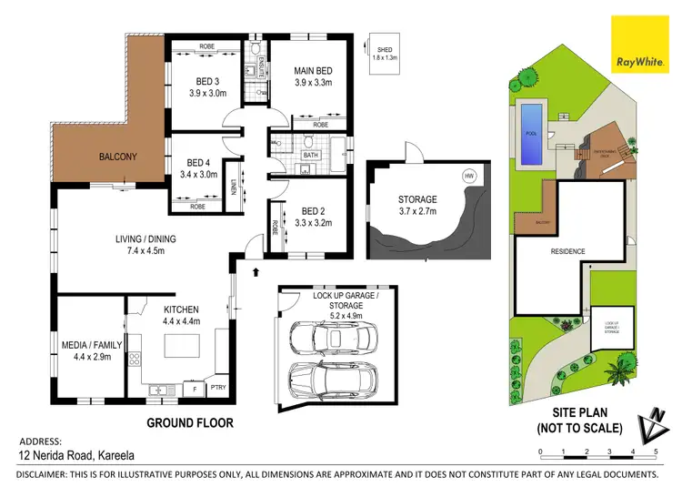 Floorplan of Homely house listing, 12 Nerida Road, Kareela NSW 2232