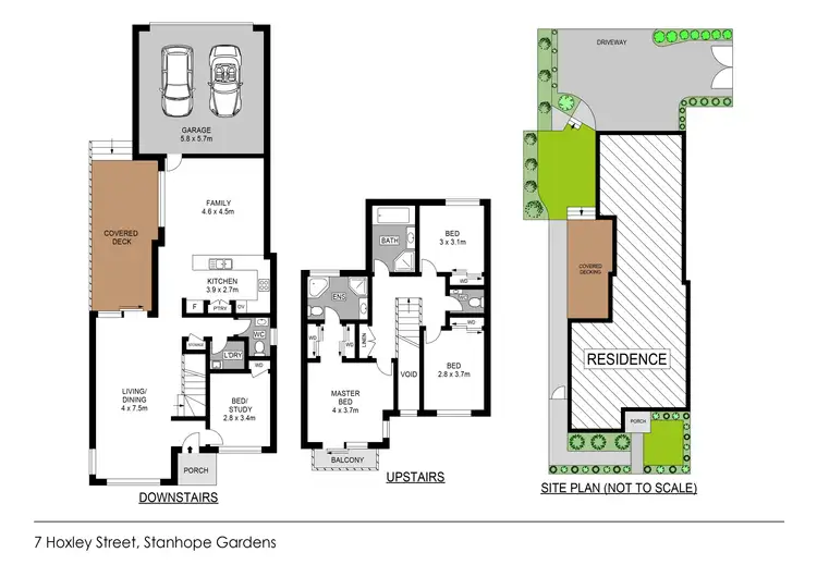 Floorplan of Homely house listing, 7 Hoxley Street, Stanhope Gardens NSW 2768
