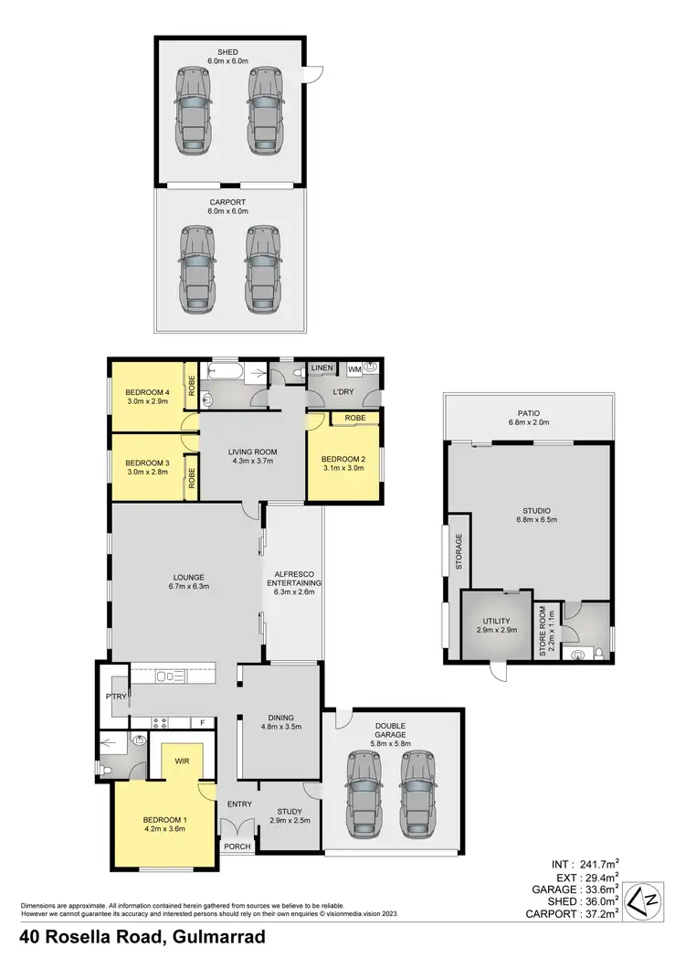 Floorplan of Homely house listing, 40 Rosella Road, Gulmarrad NSW 2463