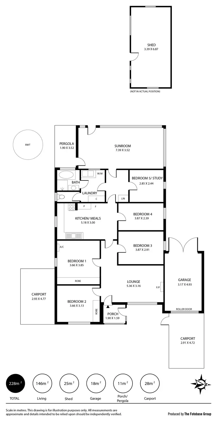 Floorplan of Homely house listing, 274 Tapleys Hill Road, Seaton SA 5023