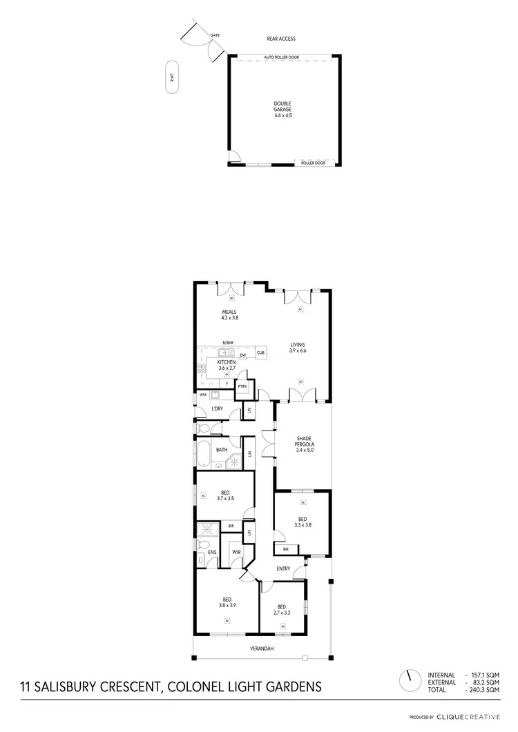 Floorplan of Homely house listing, 11 Salisbury Crescent, Colonel Light Gardens SA 5041