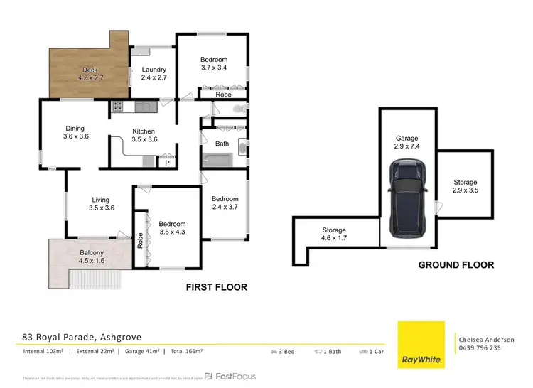 Floorplan of Homely house listing, 83 Royal Parade, Ashgrove QLD 4060