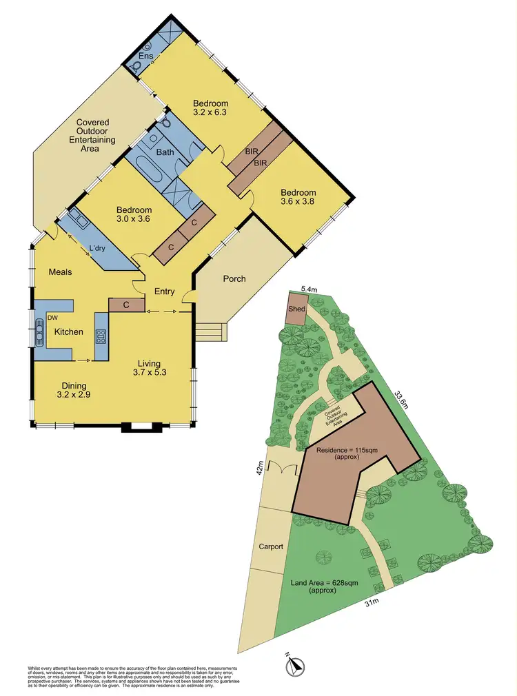 Floorplan of Homely house listing, 5 Fisher Street, Forest Hill VIC 3131