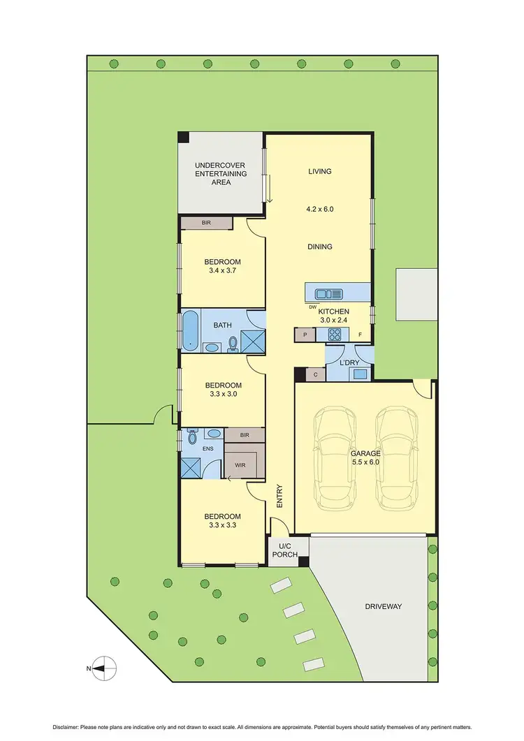 Floorplan of Homely house listing, 12 Darmain Drive, Greenvale VIC 3059