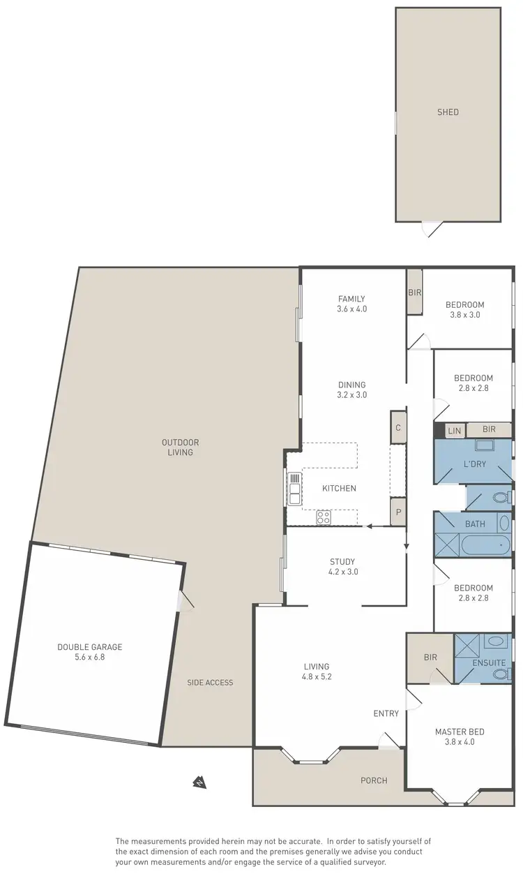 Floorplan of Homely house listing, 183 Bellbridge Drive, Hoppers Crossing VIC 3029