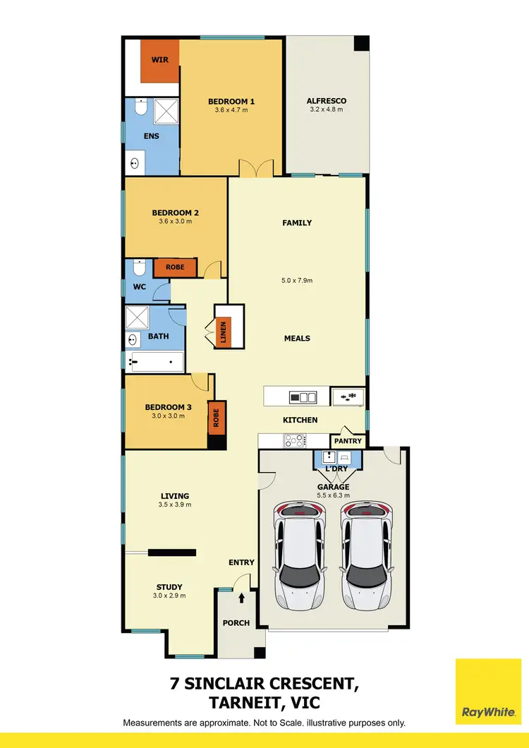 Floorplan of Homely house listing, 7 Sinclair Crescent, Tarneit VIC 3029