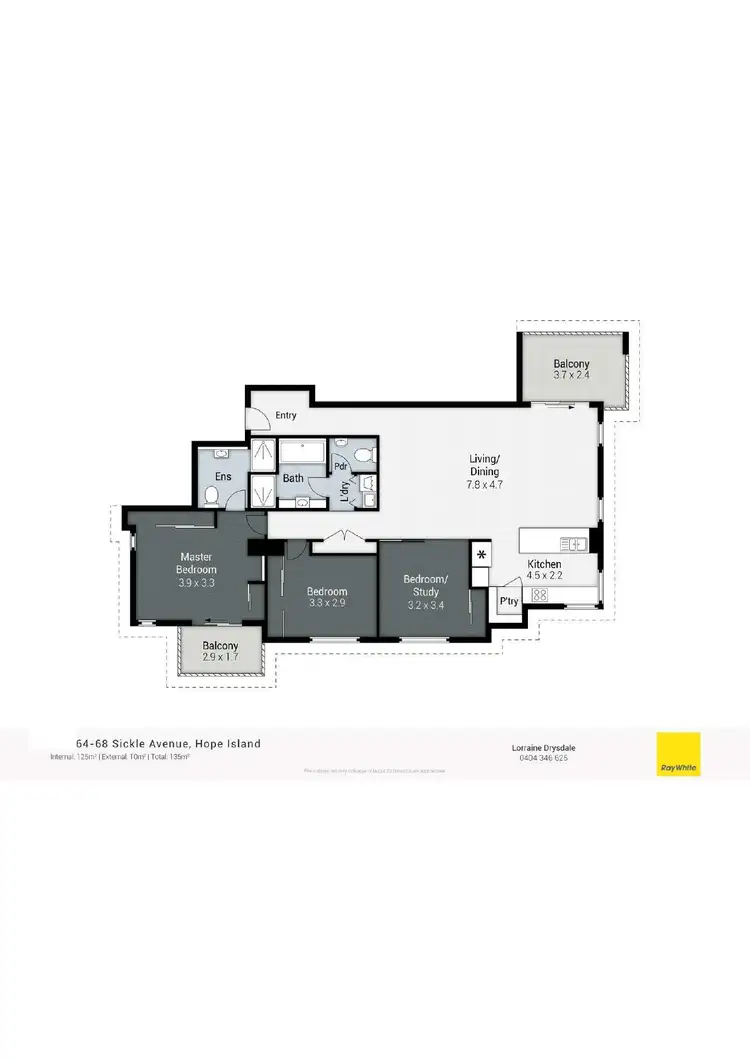 Floorplan of Homely unit listing, 531/64-66 Sickle Avenue, Hope Island QLD 4212