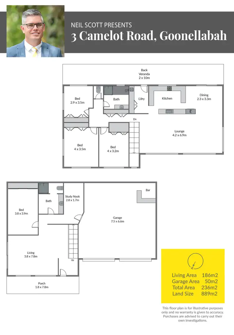 Floorplan of Homely house listing, 3 Camelot Road, Goonellabah NSW 2480
