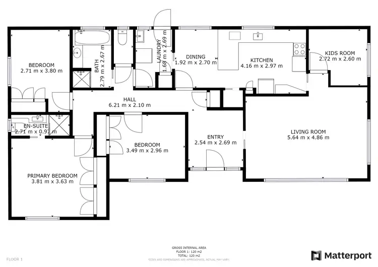 Floorplan of Homely house listing, 125 Chapman Street, Swan Hill VIC 3585
