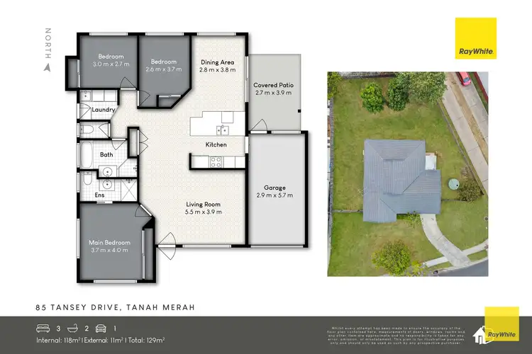 Floorplan of Homely house listing, 85 Tansey Drive, Tanah Merah QLD 4128