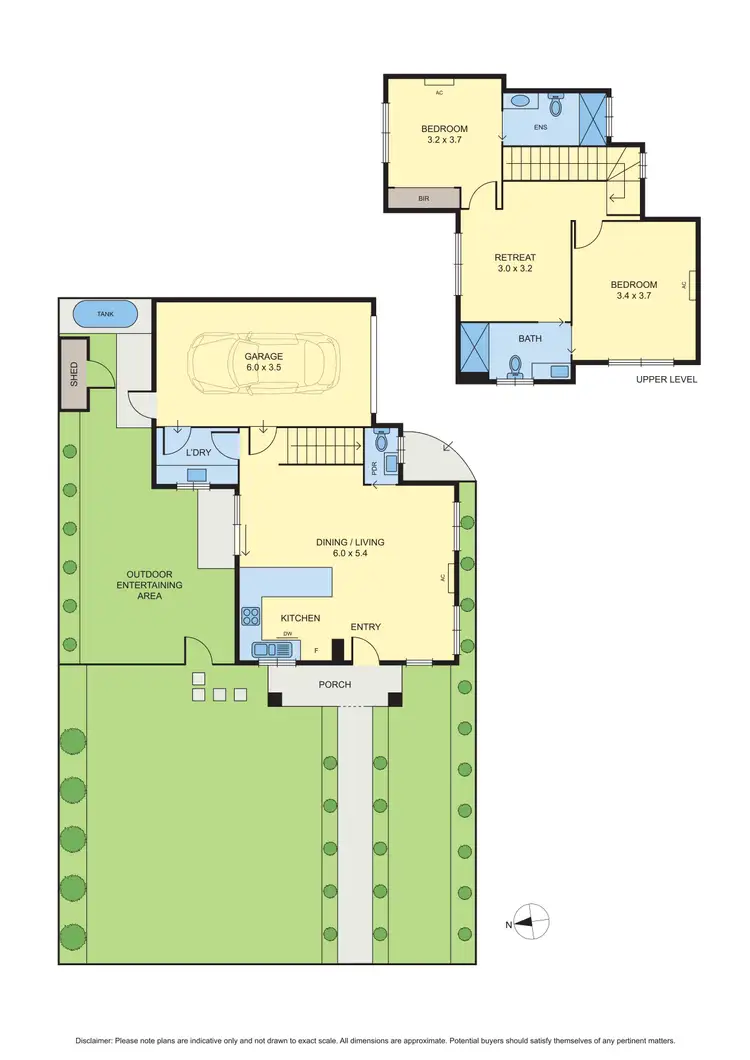 Floorplan of Homely townhouse listing, 1/24 McBryde Street, Fawkner VIC 3060