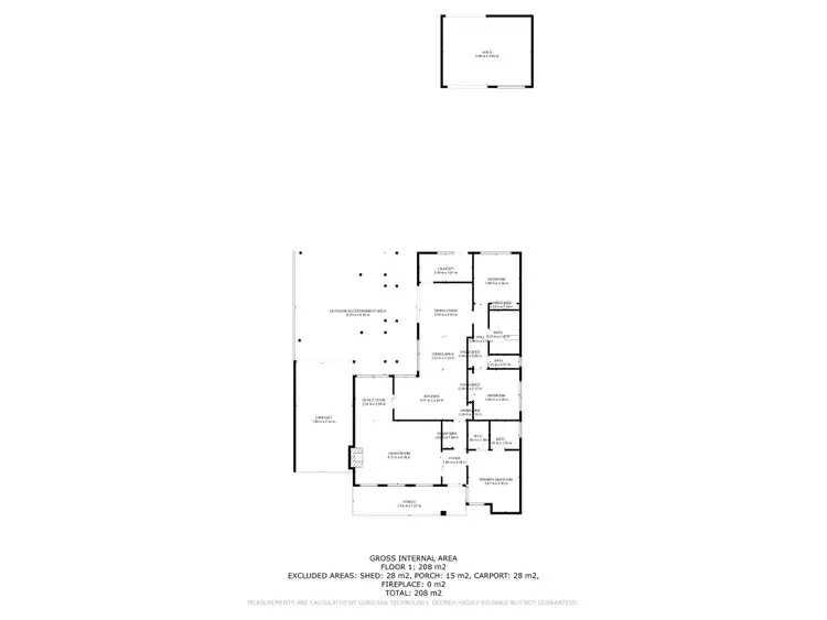Floorplan of Homely house listing, 165 Tarcombe Road, Seymour VIC 3660