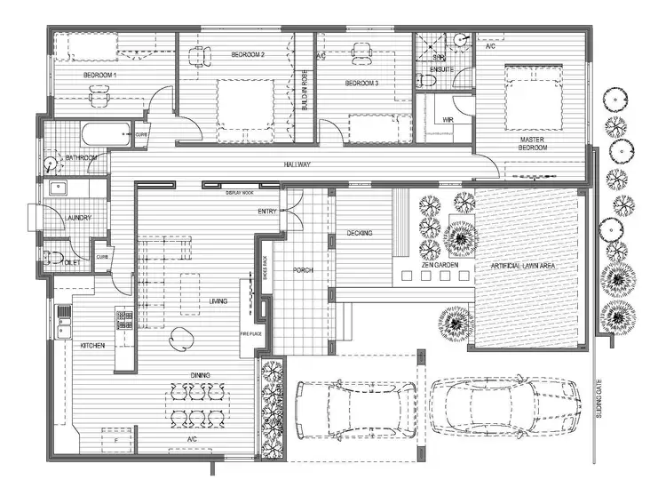 Floorplan of Homely house listing, 296 Alexander Drive, Dianella WA 6059