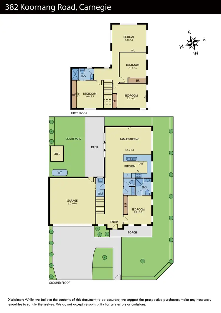 Floorplan of Homely house listing, 382 Koornang Road, Carnegie VIC 3163