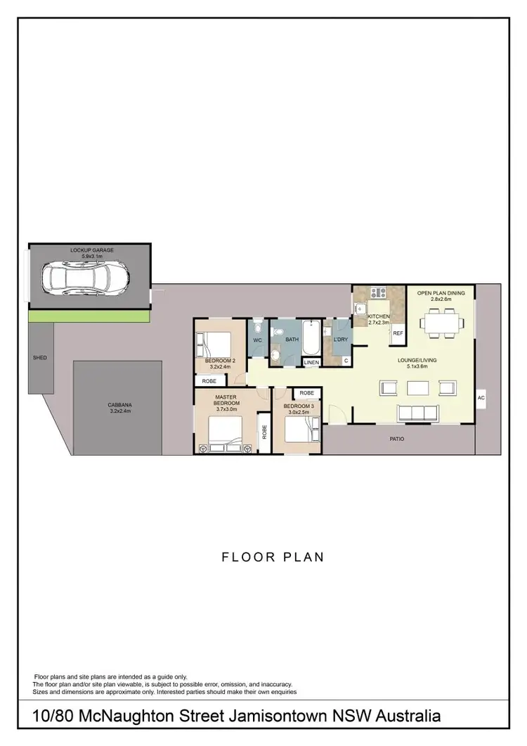 Floorplan of Homely villa listing, 10/80 Mcnaughton Street, Jamisontown NSW 2750