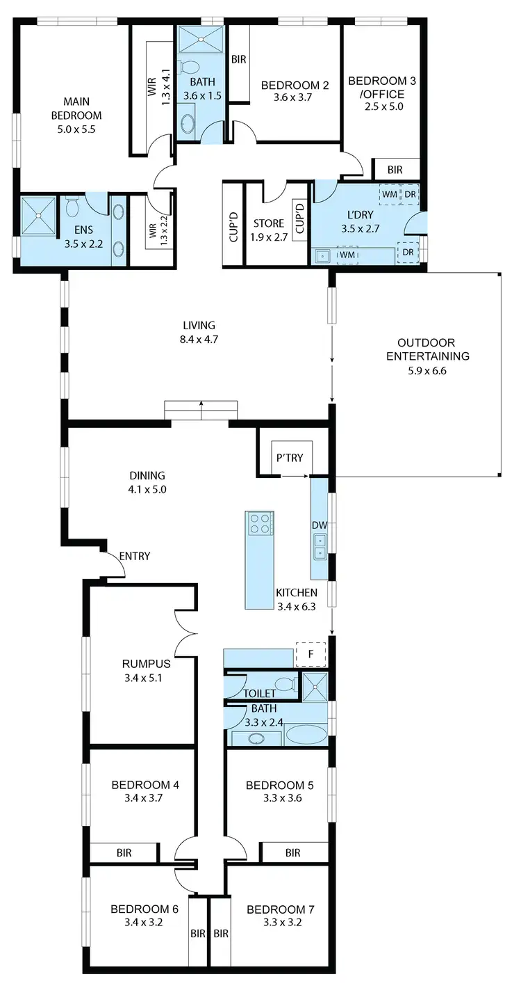 Floorplan of Homely house listing, 21R Bulwarra Drive, Dubbo NSW 2830