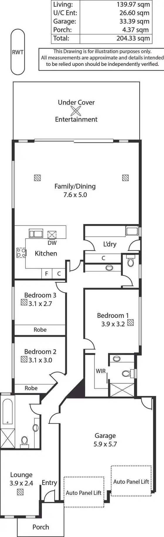 Floorplan of Homely house listing, 16a Ballater Avenue, Seaton SA 5023