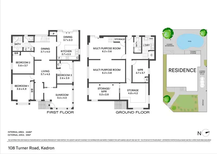 Floorplan of Homely house listing, 108 Turner Road, Kedron QLD 4031