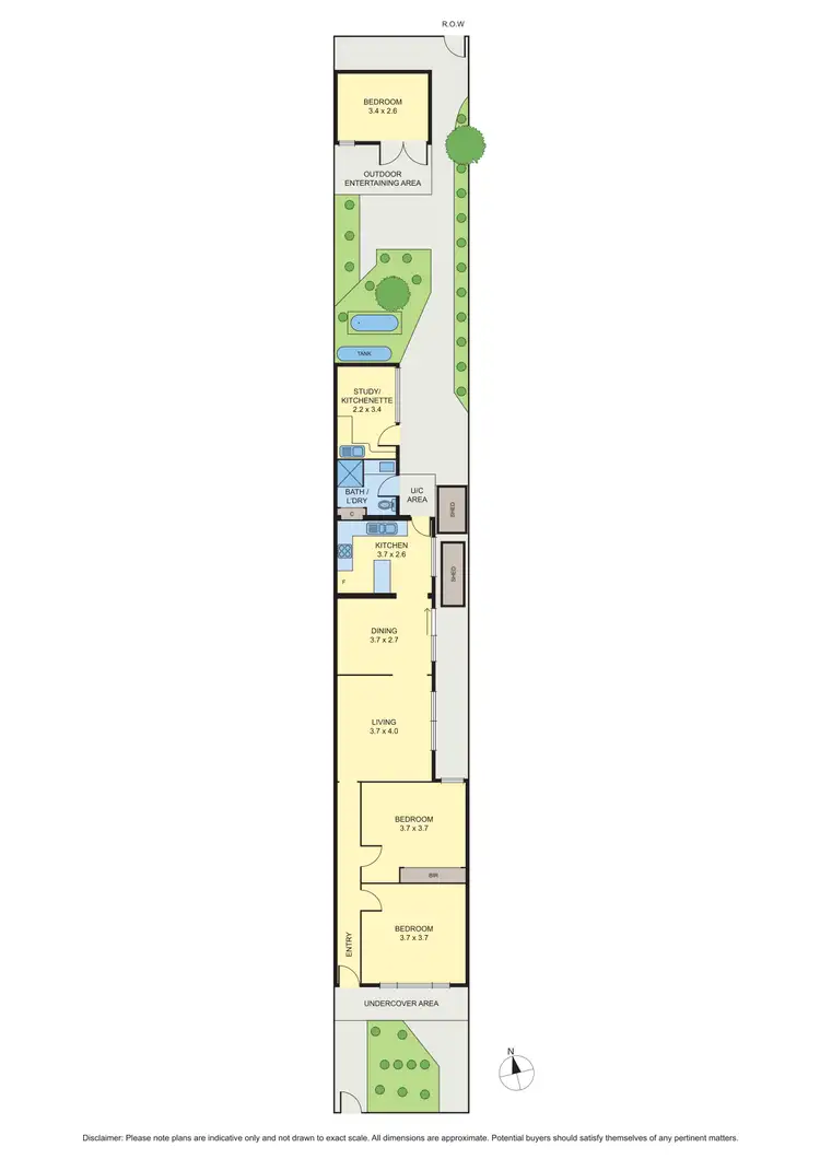 Floorplan of Homely house listing, 55 Clarke Street, Northcote VIC 3070
