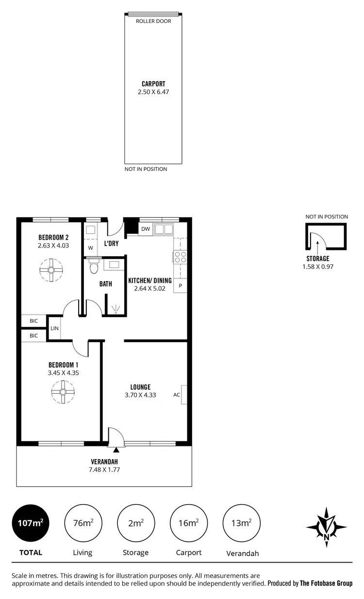 Floorplan of Homely unit listing, 4/241 Esplanade, Henley Beach SA 5022